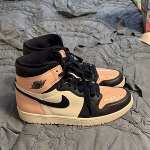 Nike navy and Pink  High-Top Sneakers